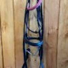 Consignment Black Bridle Wits H Pink Browband, 5" Dee Ring Bit & Rein FULL -Pet Supply Store IMG 1291