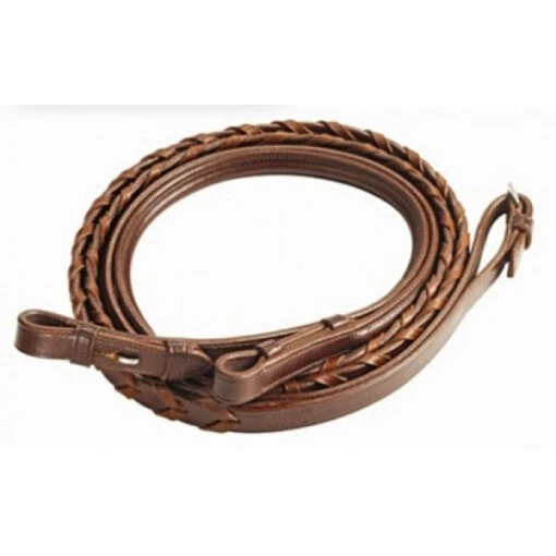 Vespucci Fancy Raised Laced Reins -Pet Supply Store REN1111 2