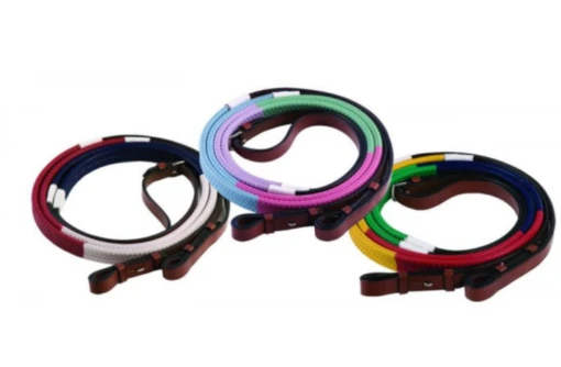 HDR MULTI COLOUR TRAINING REINS With Hook Studs -Pet Supply Store ScreenShot2022 02 23at4.45.39PM