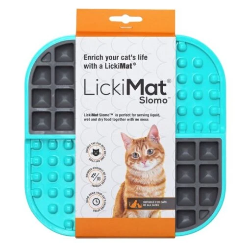 LickiMat Cat Slomo Turquoise -Pet Supply Store