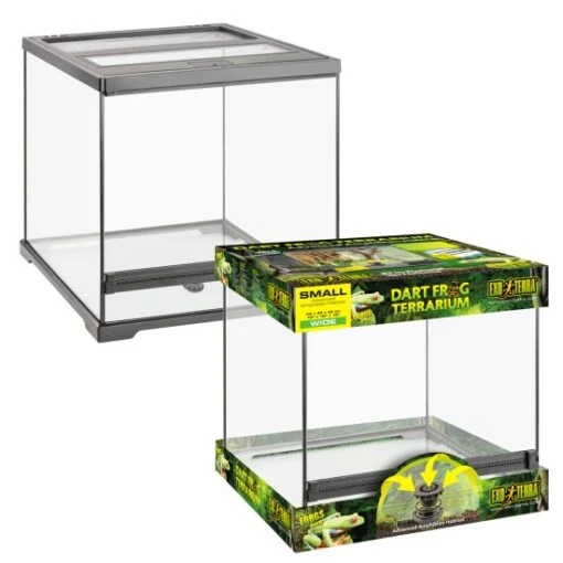 Exo Terra Frog Glass Terrarium 45x45x45cm -Pet Supply Store