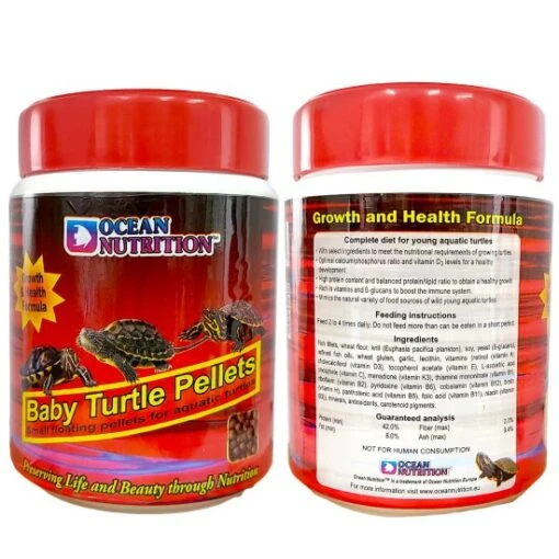 Ocean Nutrition Reptile Baby Turtle Pellets 240g -Pet Supply Store