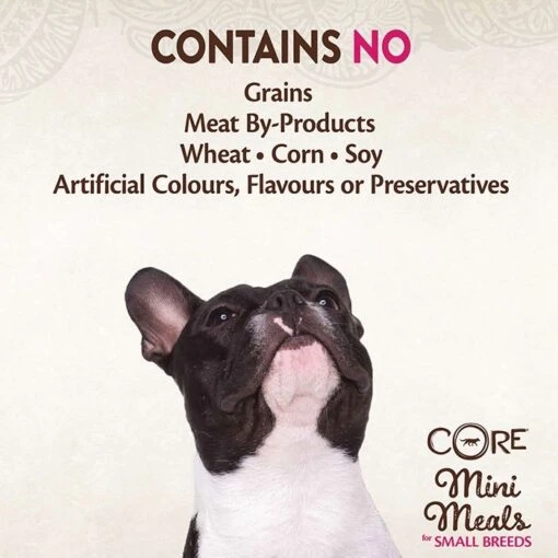 Wellness Core Mini Meals Variety Chk & Lamb Dog Pouch 85gx12 -Pet Supply Store minimeals all panels 2 1