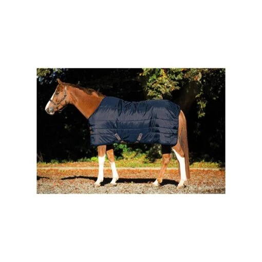 Horseware Ireland Mio Insulator Medium -Pet Supply Store mio insulator medium 150g stable rug navy tan p3772 10359 image