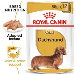 Royal Canin Dachshund Adult Dog Pouch 85g X12 -Pet Supply Store rc bhn wet dachshund mv eretailkit