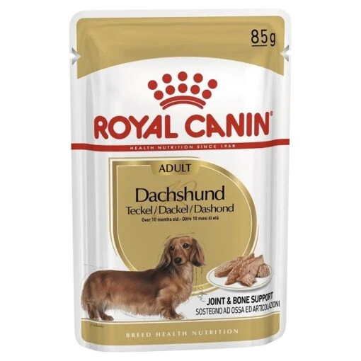 Royal Canin Dachshund Adult Dog Pouch 85g X12 -Pet Supply Store royal canin adult dachshund loaf 12 x 85g 2